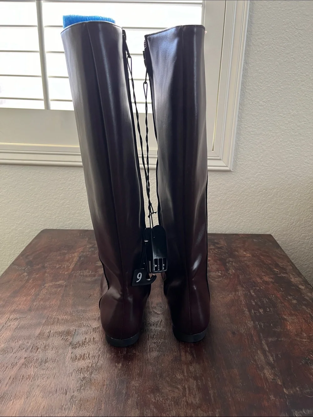 Time and Tru dark maroon  Zip Riding Boots
